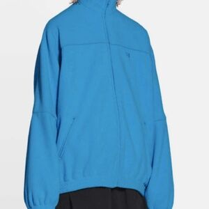 BALENCIAGA FLEECE TRACK JACKET